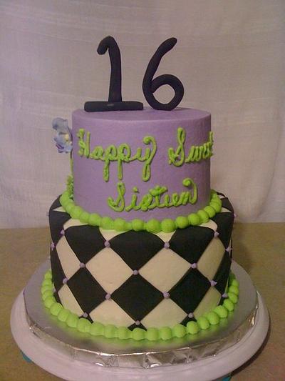 Sweet 16 - Cake by Pixie Dust Cake Designs