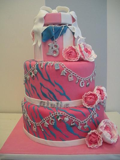 Charm bracelet cake - Cake by SweetMamaMilano