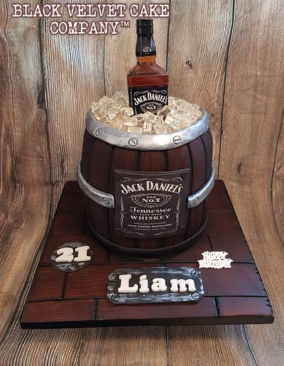 Jack Daniels cake - Cake by Blackvelvetlee