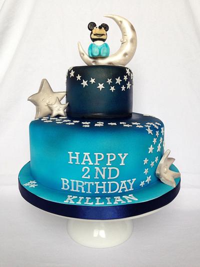 Moon & stars in the midnight sky - Cake by Cupcakelicious