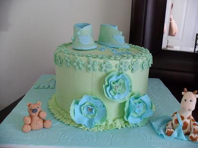 baby shower cake - Cake by ileana