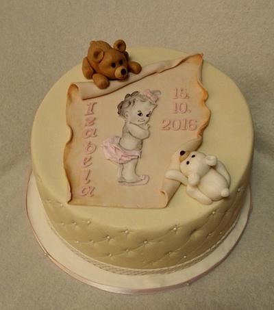 Teddy bears and baby - Cake by Anka