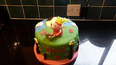 peppa golden boots - Cake by snafflescakes