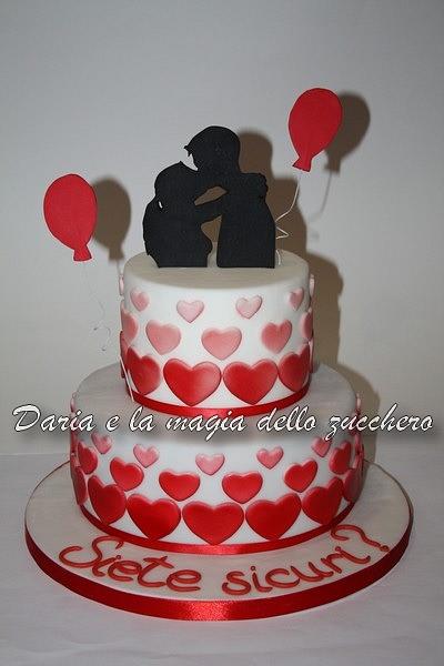Engagement cake - Cake by Daria Albanese