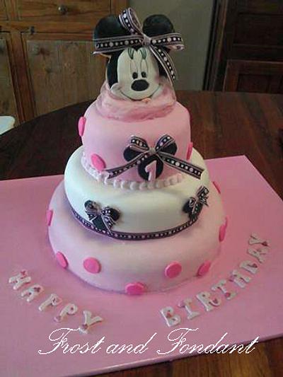 Pink Disney Birthday - Cake by Sharon Frost 
