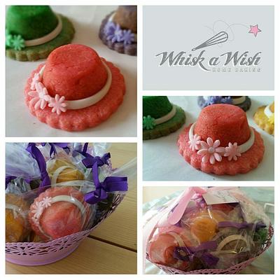 mother's day hat cookies - Cake by whisk a wish homebaking
