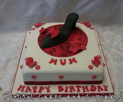 birthday shoe - Cake by bootifulcakes
