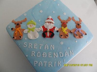 santa and friends - Cake by irena11