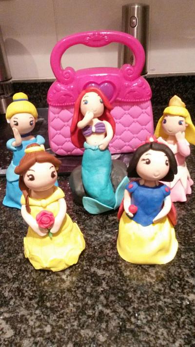 disney princesses cake toppers - Cake by sumayah