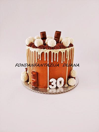 Drip cake - Cake by Fondantfantasy