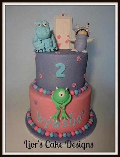 Monsters Inc - Cake by Lior's Cake Designs