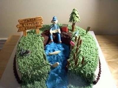 Fishing - Cake by Kim