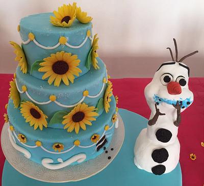 Frozen Fever Cake - Cake by GeoYa's cakes 