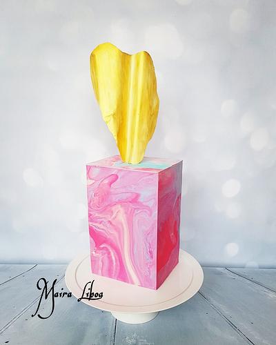 Marble square - Cake by Maira Liboa