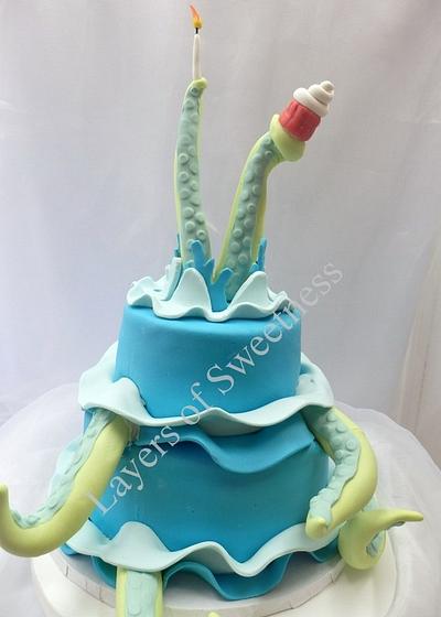 Octopus theme cake - Cake by Justsweet