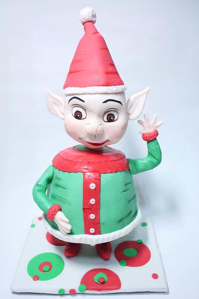 Christmas little elf cake - Cake by fantasticake by mihyun