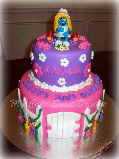 Smurfette Cake - Cake by My Cake Sweet Dreams