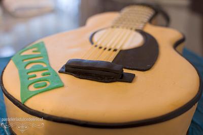 Acustic Guitar Cake - Cake by Dulce Delirio