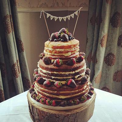 Naked Wedding cake  - Cake by Divine Bakes