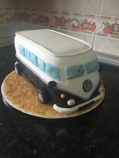 VW camper van  - Cake by Becky's Cakes Spain