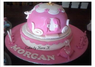Morgan's Cinderella cake - Cake by karenk