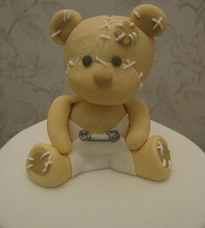 Cute Teddy Bear - Cake by Essentially Cakes