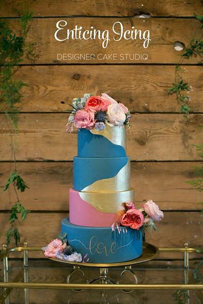 Velvet + Pastel - Cake by Enticing Icing
