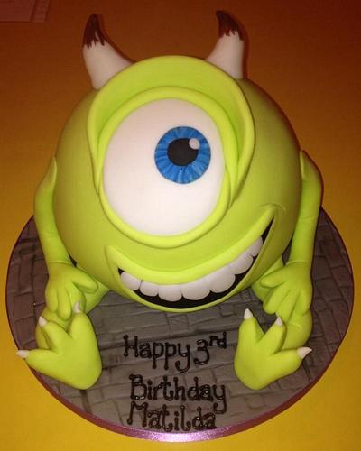 Mike - Monsters Inc - Cake by The Cake Lady 