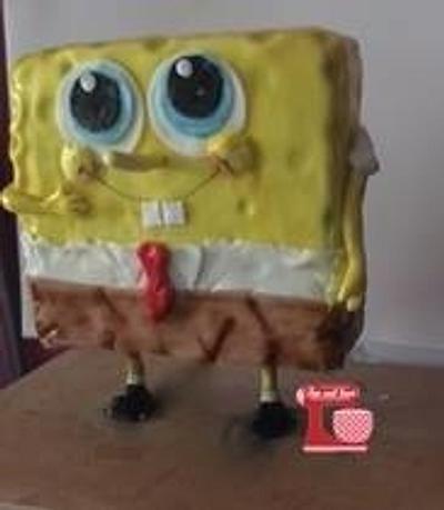 Spongebob  - Cake by Blueeyedcakegirl