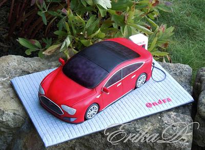 car tesla - Cake by Derika