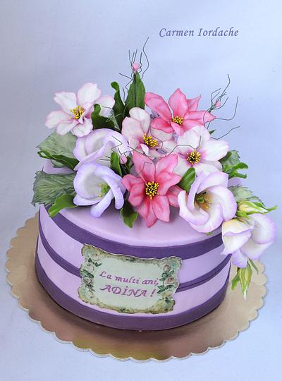 Flowers cake - Cake by Carmen Iordache