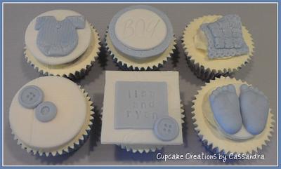 Baby Boy Cupcakes - Cake by Cupcakecreations