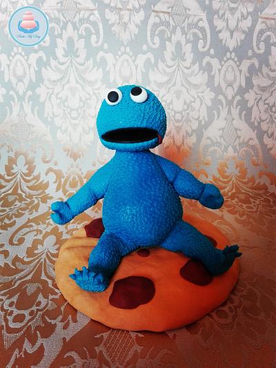 cookie Monster Cake Topper - Cake by Bake My Day
