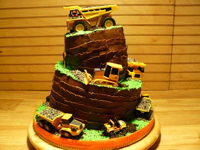 Construction Themed cake - Cake by Melissa Cook