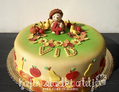 Little hedgehog cake - Cake by Kajin sladki atelje