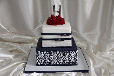 Bridal shower - Cake by SweetdesignsbyJesica