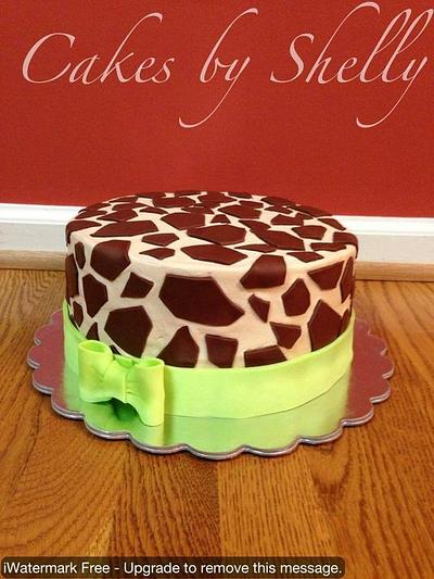 Giraffe - Cake by Shelly