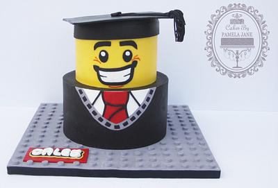 Lego Graduation  - Cake by Pamela Jane