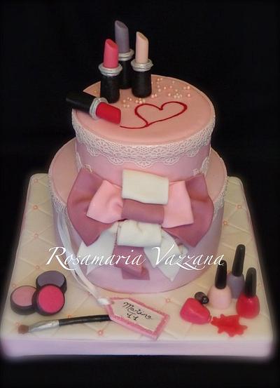 Make up cake - Cake by Rosamaria