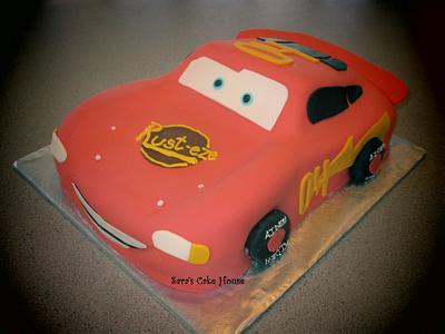 Lightning McQueen - Cake by Sara's Cake House