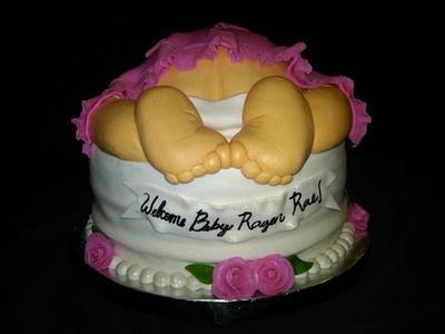 Baby Butt  its a Girl - Cake by Danielle