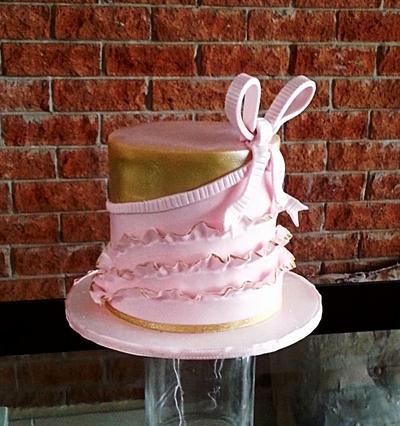 Pretty pink - Cake by The Custom Piece of Cake
