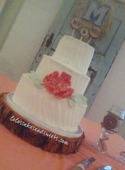 Rustic Wedding - Cake by Lolo's Cakes and Sweets