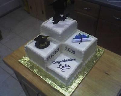 Lukes Graduation Cake - Cake by Julia 
