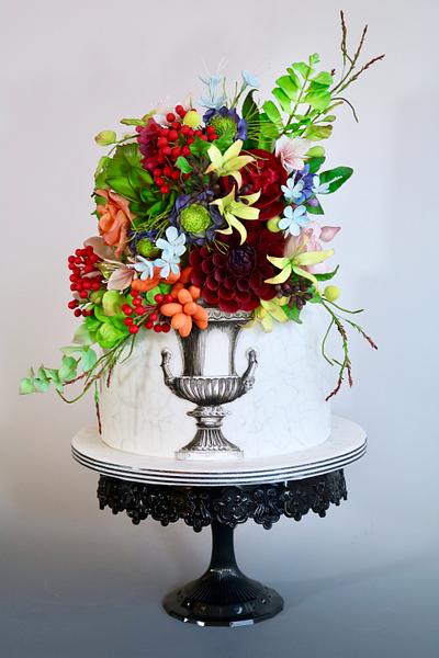 Flowers arrangement - Cake by tomima