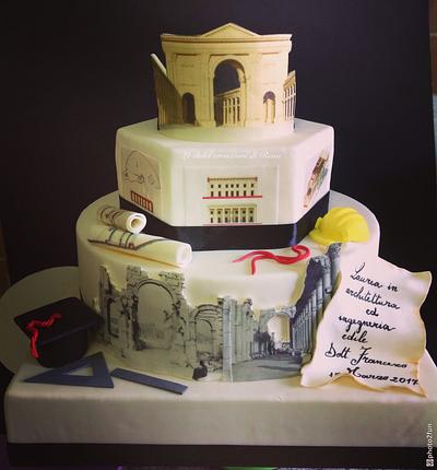 Degree cake in architecture and building engineering - Cake by Le dolci creazioni di Rena