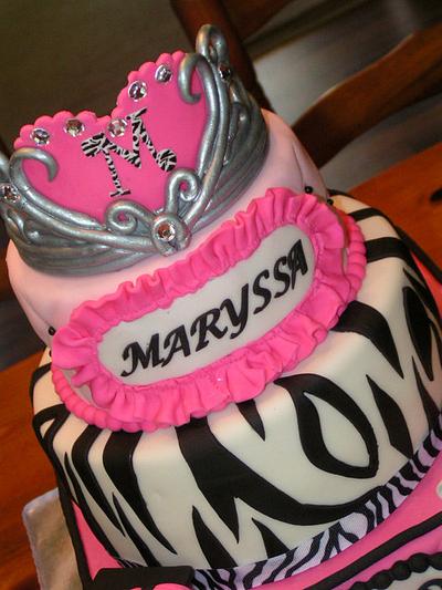 Princess Maryssa's graduation - Cake by Cake Creations by Christy