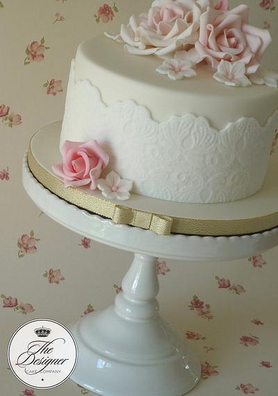 Silver wedding anniversary cake - Cake by Isabelle Bambridge