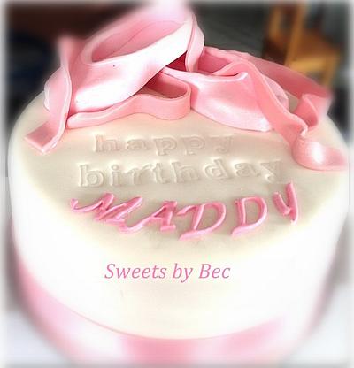 Ballet cake - Cake by Bec