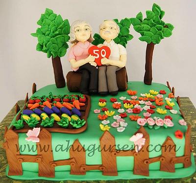 50 years cake - Cake by ahugursen